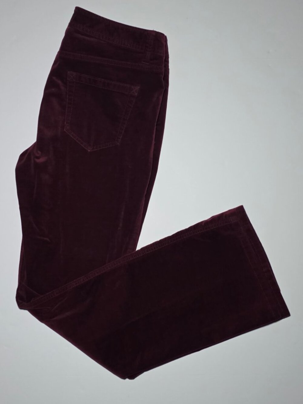 Eddie Bauer Womens Purple Corduroy 5 Pocket Jeans Size 6 - Picture 3 of 12